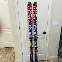 SALOMON SKIS WITH BINDINGS 170cm