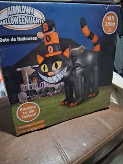 Huge blow up Cat Halloween decoration