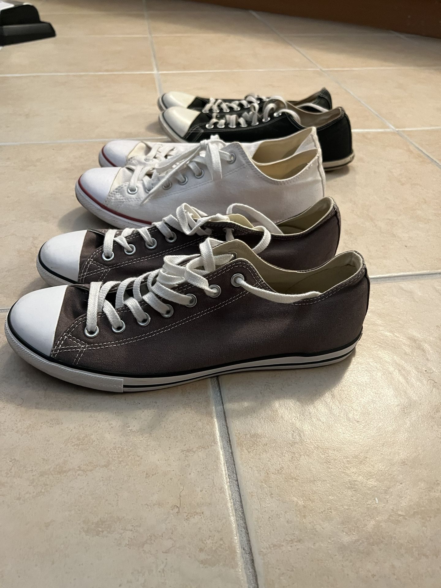 3 Pairs Converse Size 11