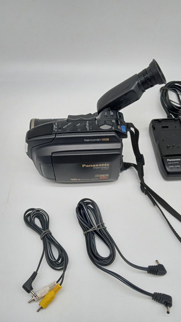 Panasonic VHS -C Camcorder with Power Supply,Cords And Bag. Works Fine.