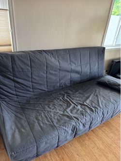 Gray Futon Sofa Bed – Convertible Couch