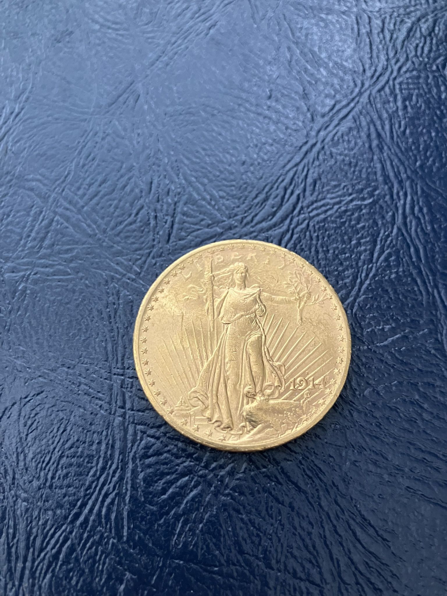 1914 S $20 St. Gaudens Gold Double Eagle BU Condition!