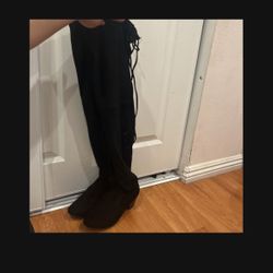 Thigh High Stretchy Boots 