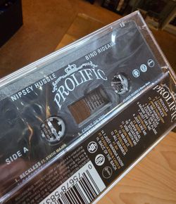 Nipsey Hussle Prolific Cassette Tape (BLACK MARBLE)