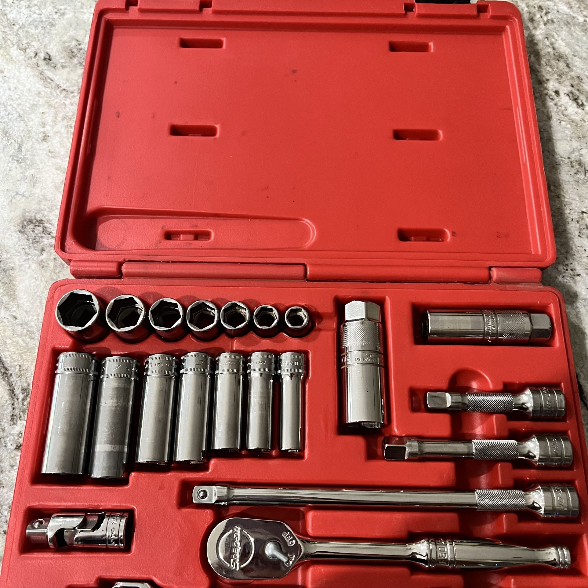 New Snap-On 3/8” Drive socket Wrench Set