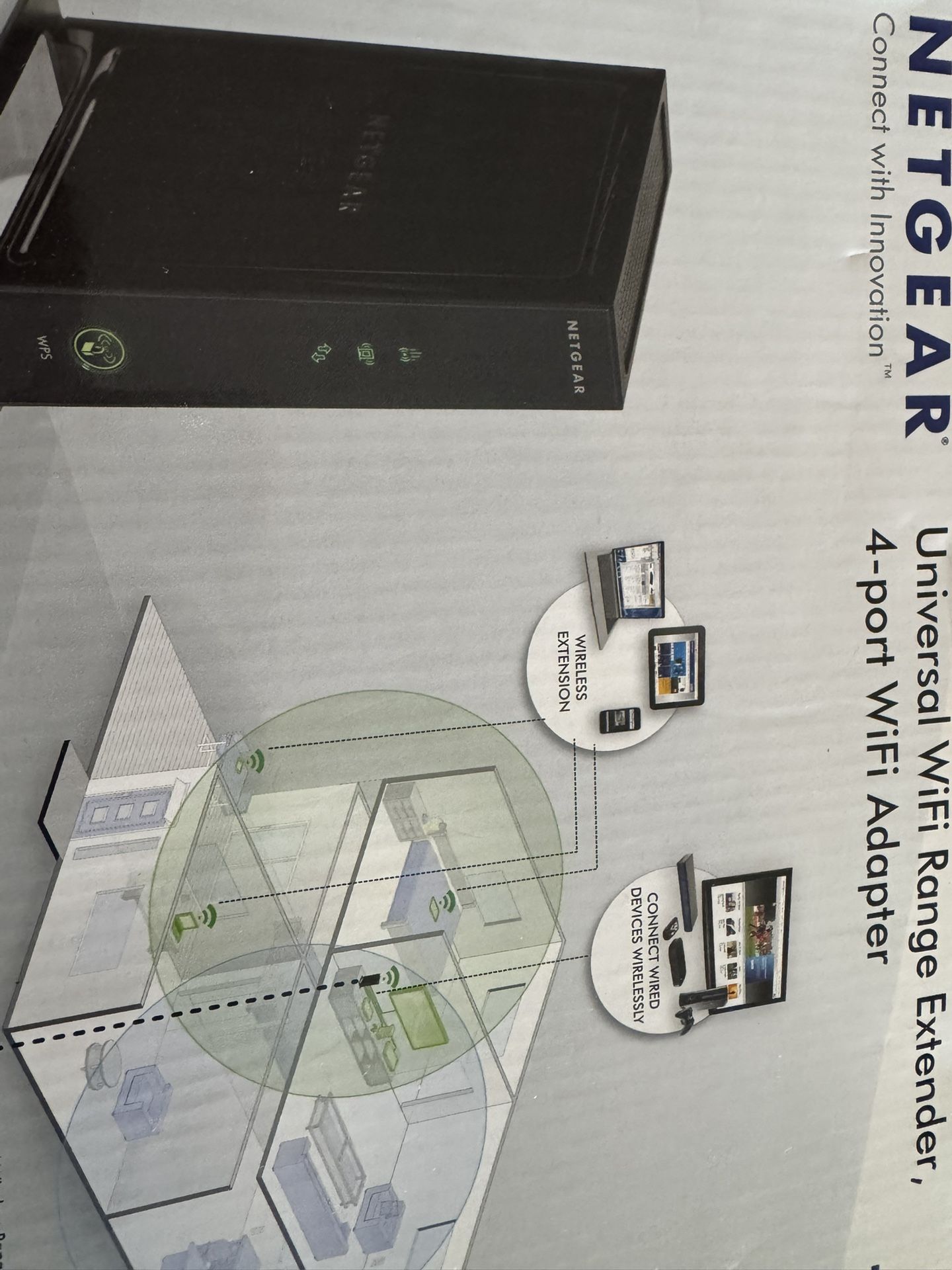 Netgear WN2000RPT 100NAS WiFi Range Extender