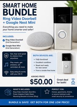 Ring Camera plus Google Mini