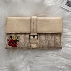 Christian Dior Floral wallet
