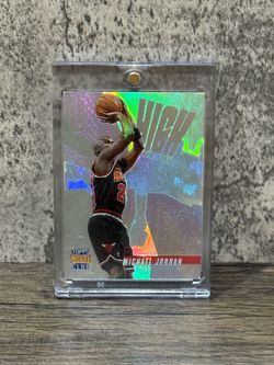1996-97 Michael Jordan Stadium Club High Risers NBA Basketball Card