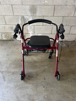 4-Wheel Rollator Walker with Seat