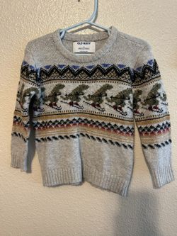 Skiing Dino Sweater