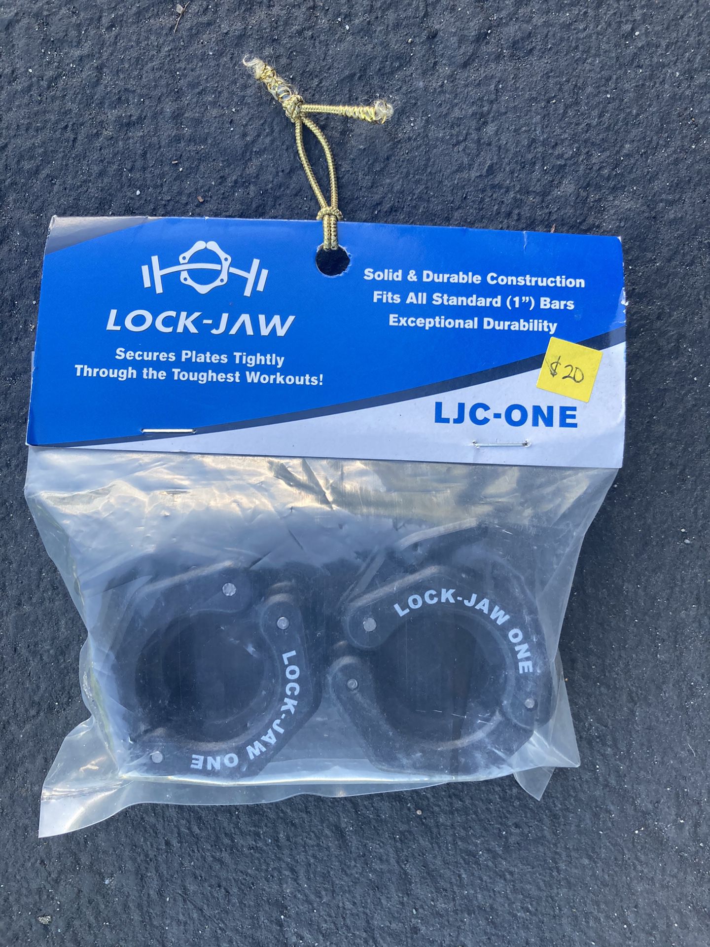 Barbell Collars - Lock Jaw Clamps For 1”
