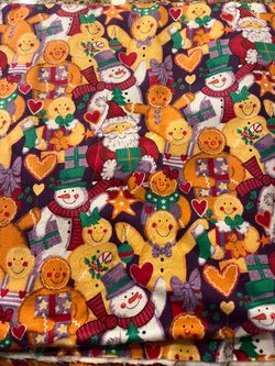 Christmas Flannel Fabric- 3 Yards