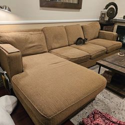 Large Sectional Sofa With CHAISE