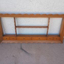 Vintage Wood Knick Knack Shelf 