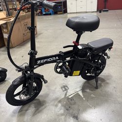 Folding electric bicycle