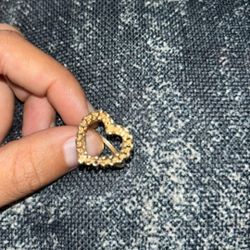 10k Rolex Heart Ring 