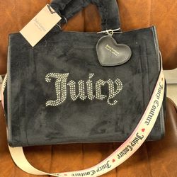 Juicy Couture black tote bag