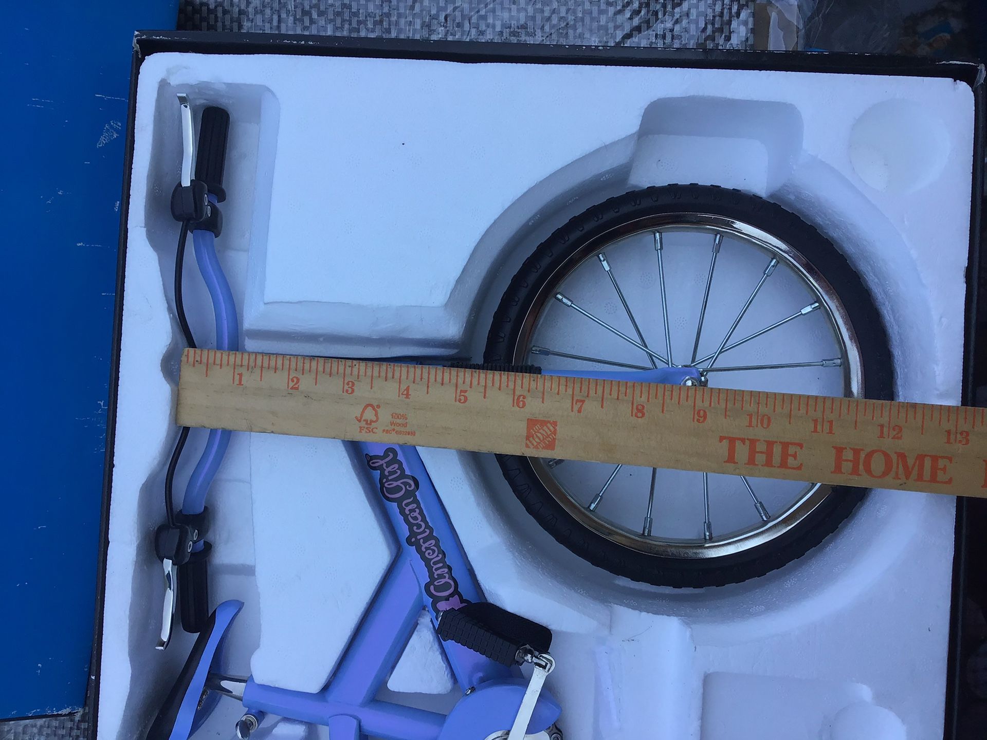 American Doll bicycle and helmet