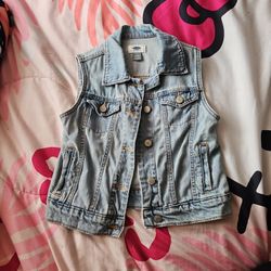 Toddler Girl Jean Vests