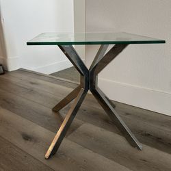 Coffee & Side Glass Table 