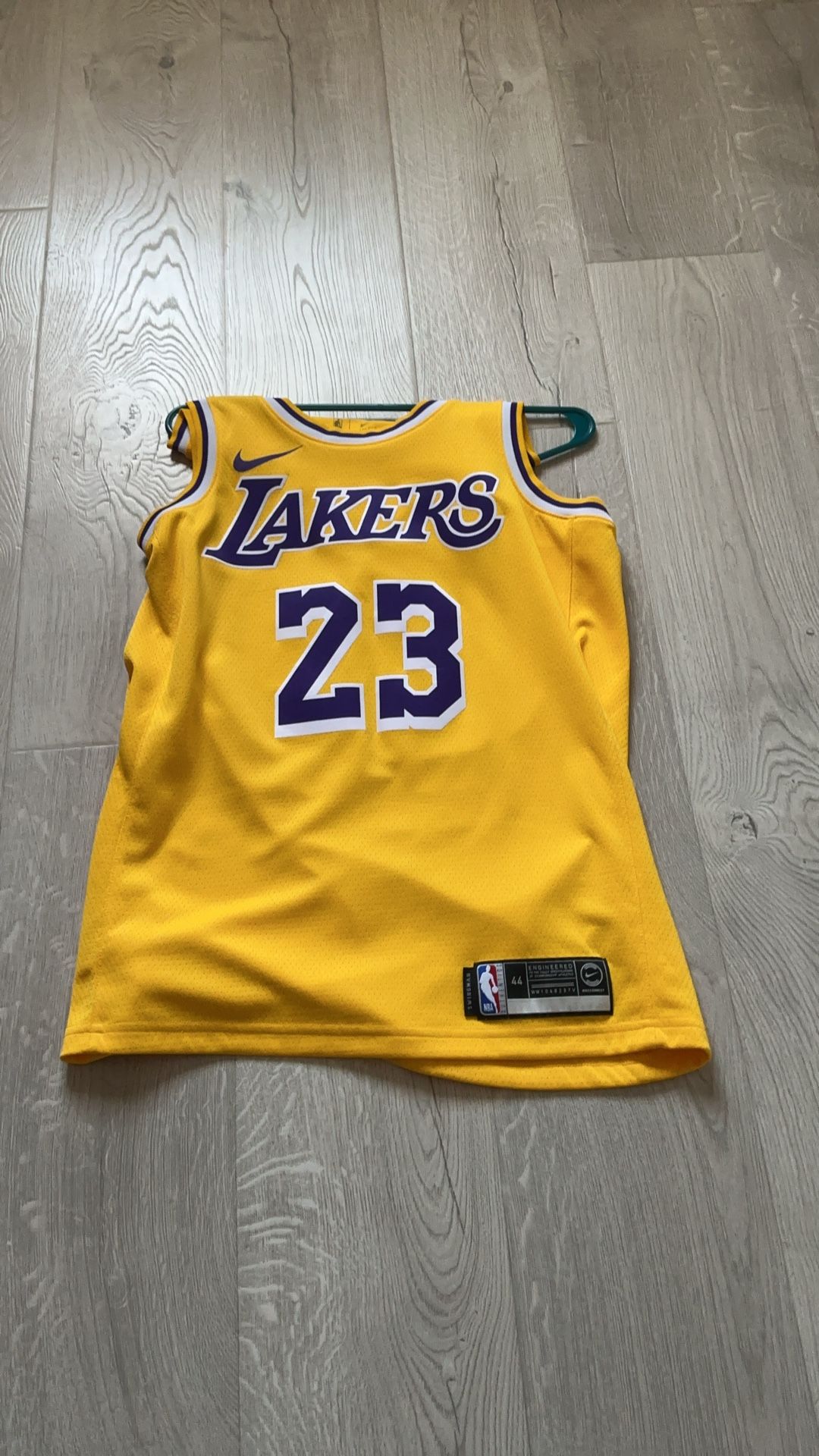 Brand New Nike Dri-FIT LeBron James “Adopt” Jersey – Yellow/Purple | Size 44 (Medium)