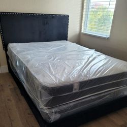 NEW FULL-SIZE MATTRESS AND BOX SPRING
