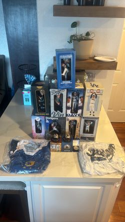 Los Angeles Dodgers Bobblehead Collection + Championship Rings