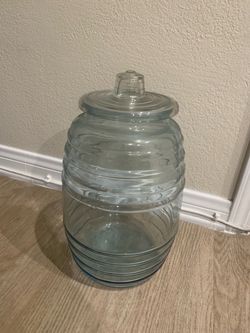 Large Glass Storage Jar with Lid