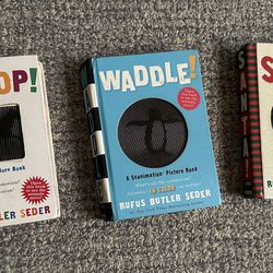 Scanimation Picture Books (Waddle, Gallop, Santa)