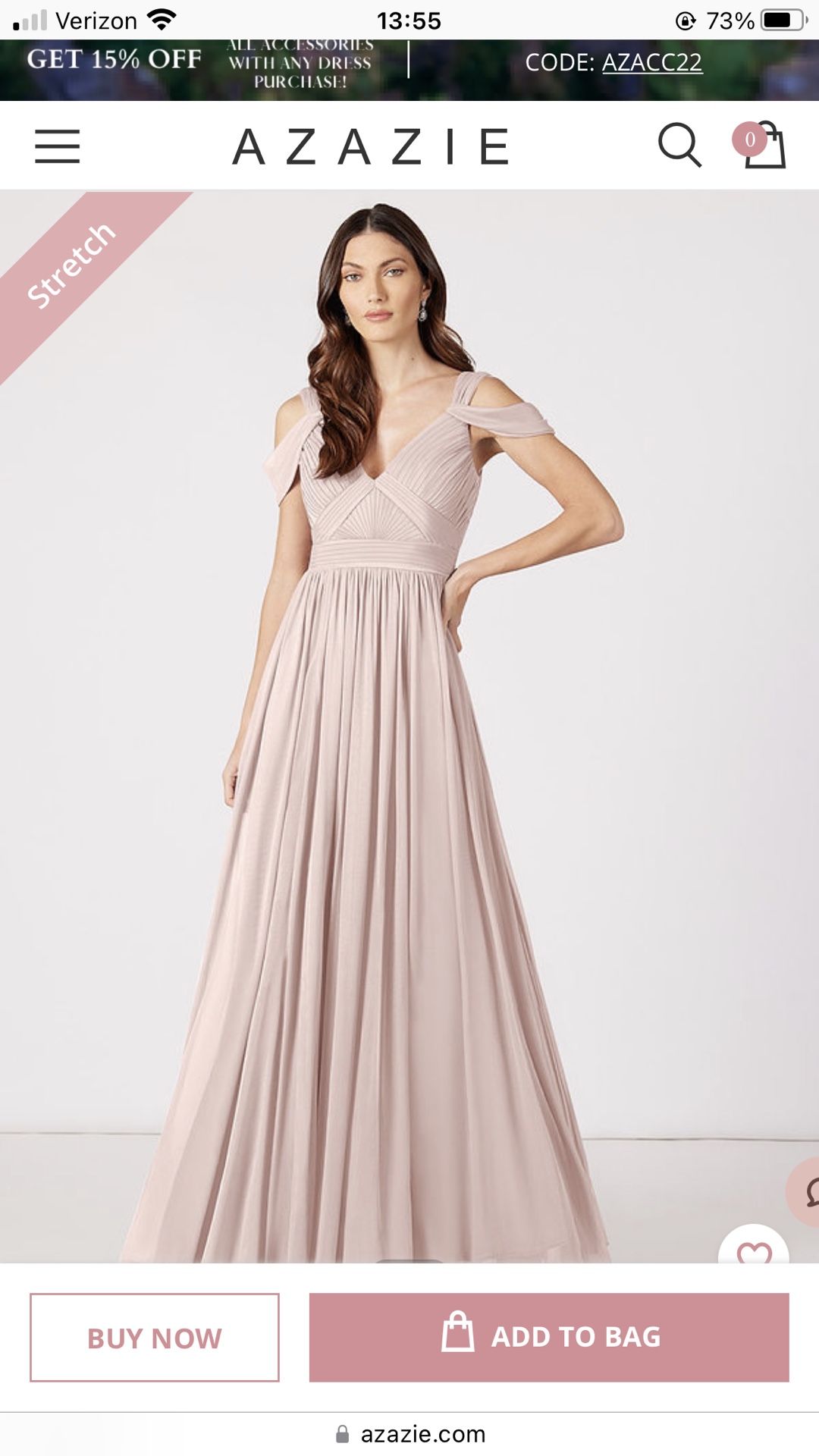 Brand New Azazie Bridesmaid Dress