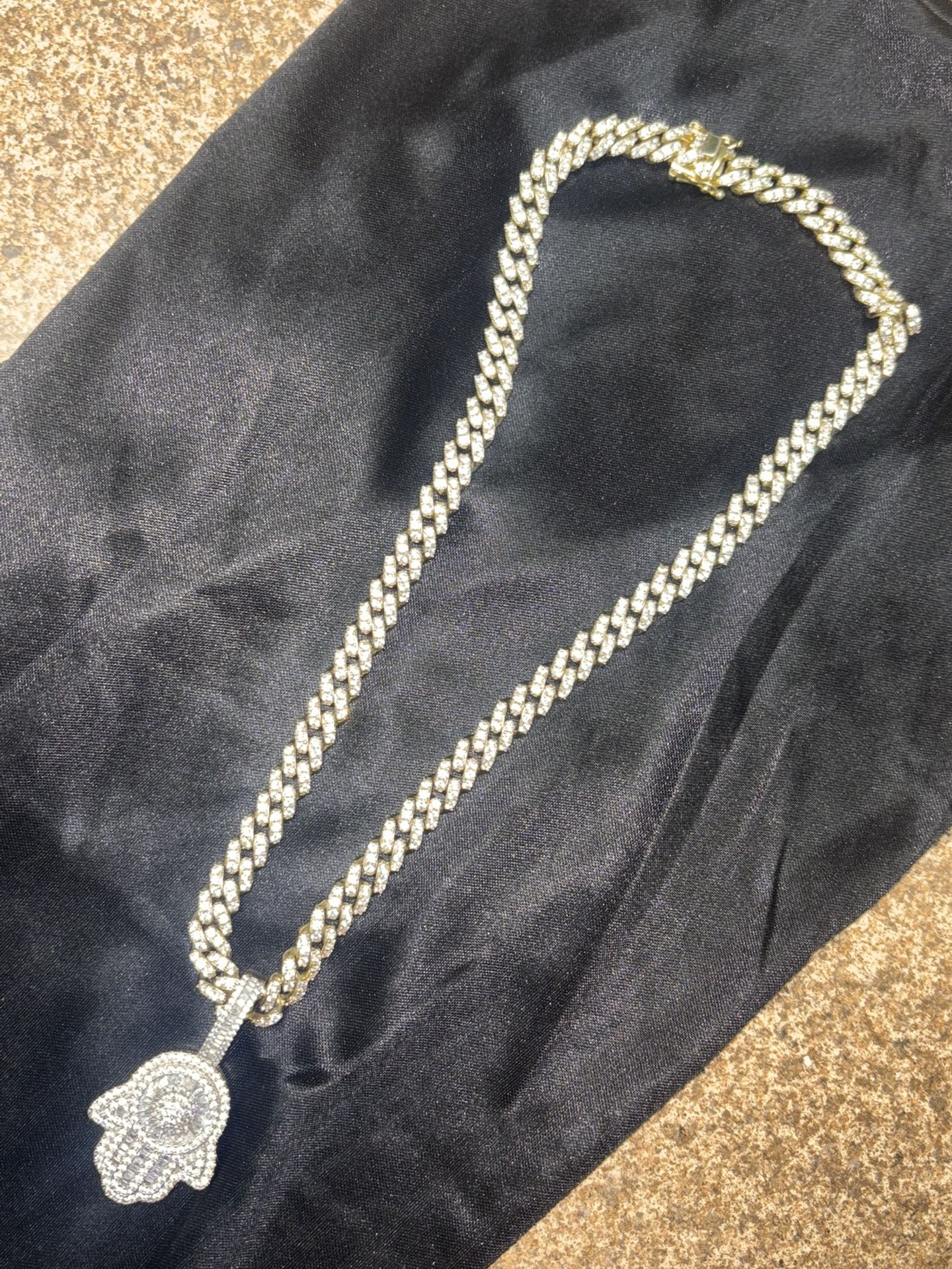 Hamsa Gold Filled Chain And Charm