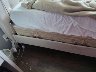 Full size bed, head board and frame
