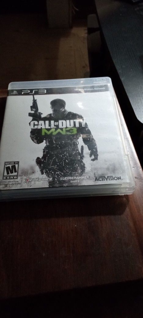 PS3 Call Of Duty MW3 Game $26 With SAME DAY SHIPPING THROUGH OFFERUP 
