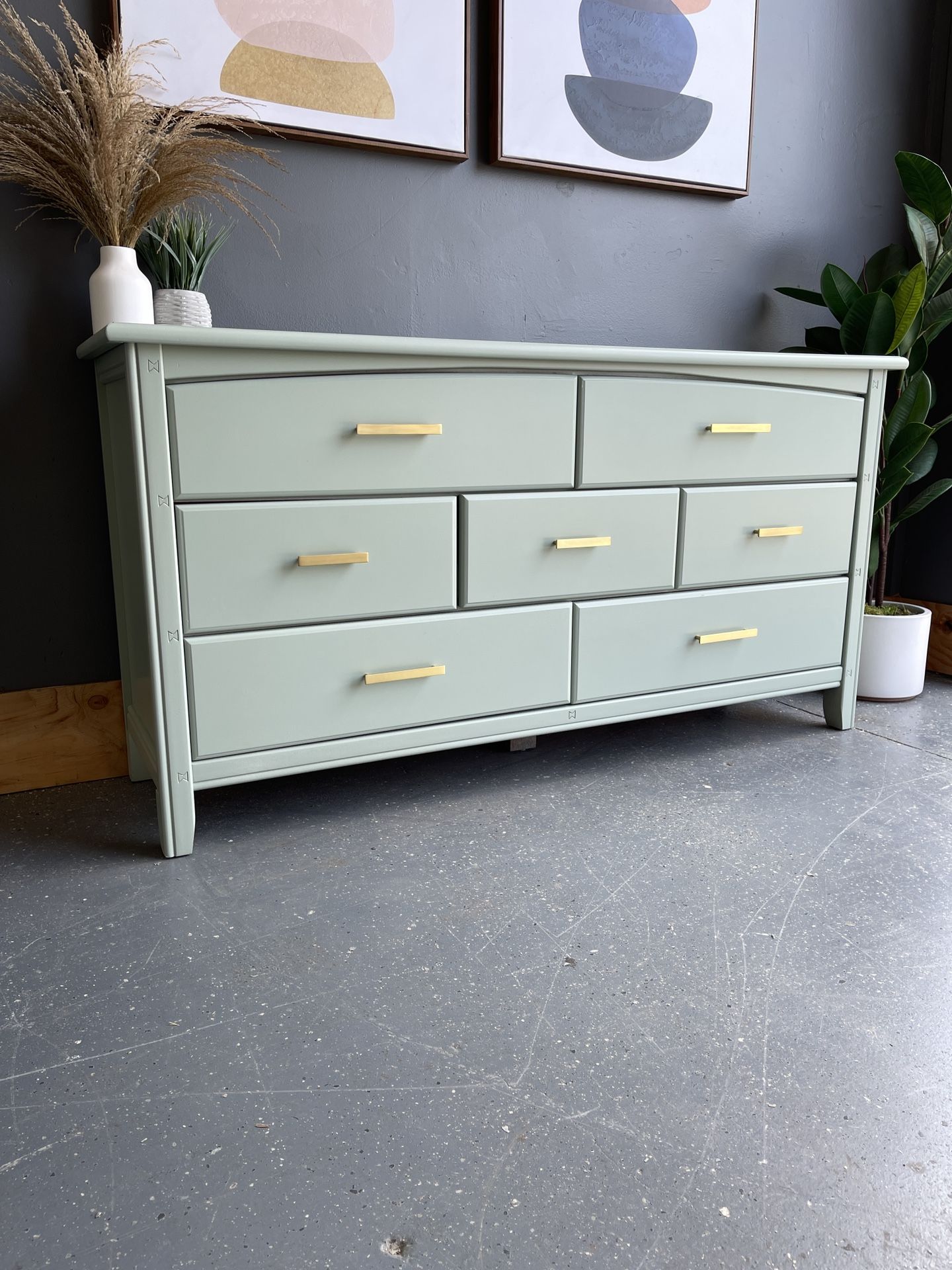 Modern Sage Dresser
