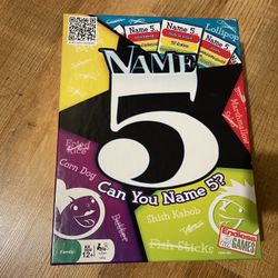 Name 5 Game 
