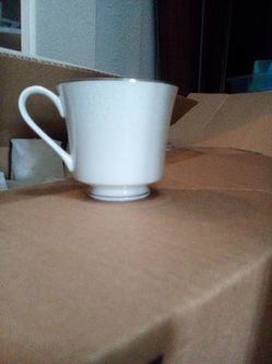 White Ceramic Coffee Cup