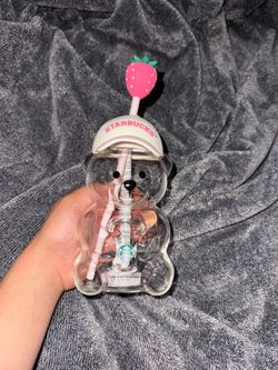 Starbucks strawberry bear cup