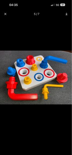 Kids Nuts and Bolts Learning Toy Set