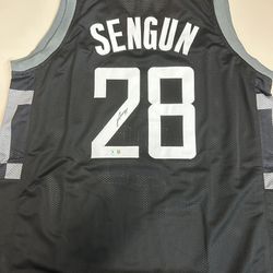 Alpern Sengun autographed Houston Rockets jersey