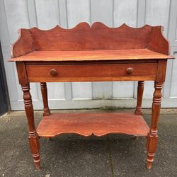 Early Painted Antique Console - 1850s 🇺🇸