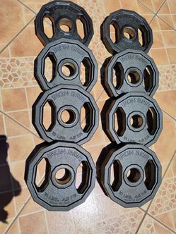 Iron grip Olympics weights 8x10 news