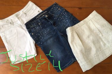 Girls shorts & skirt. Justice & Joe. Size 14