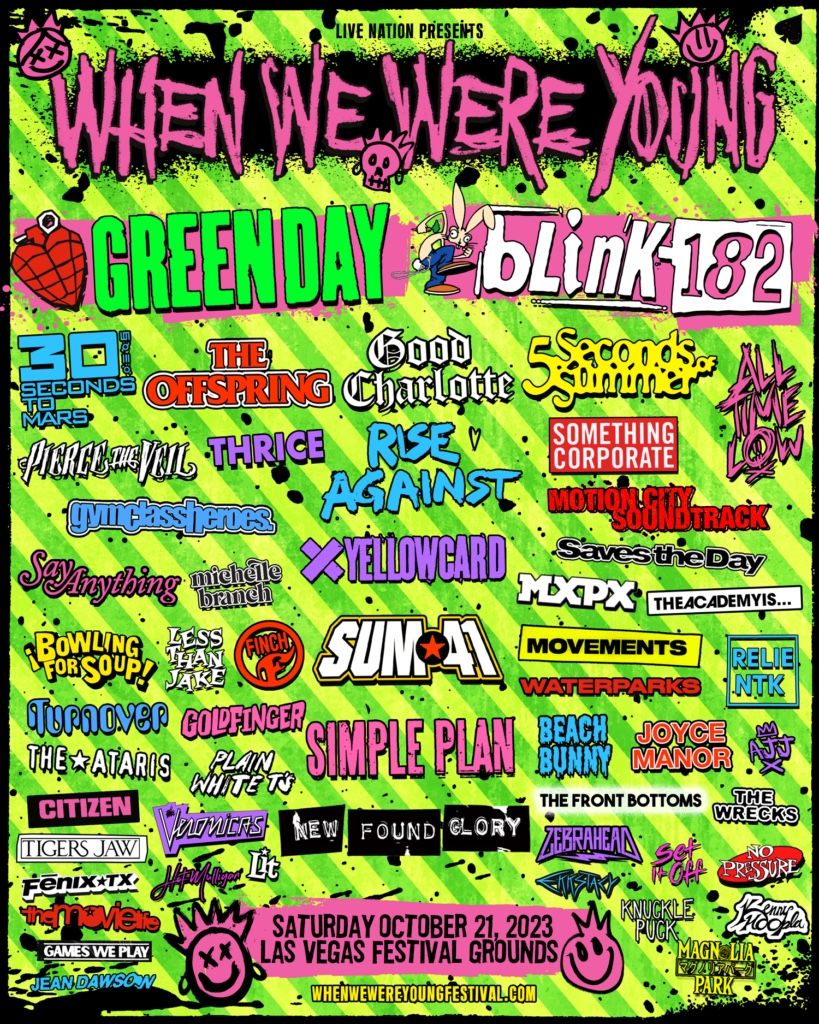 2 Tickets When We Were Young 10/22