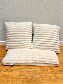 Corduroy Throw Blankets and Pillow