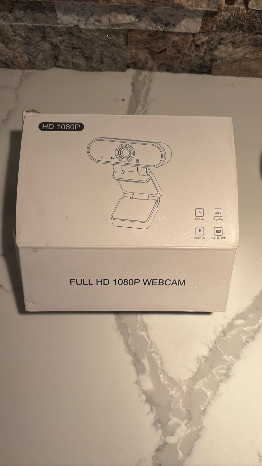 Web Cam Full HD 1080p Plug And Play With Built In Mic