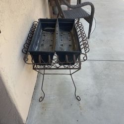 Iron Wire Plant Stand
