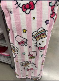 HELLO KITTY BLANKET $30