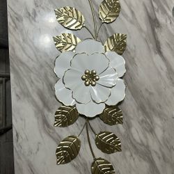 Flor De Metal  34 X12 Pulgadas
