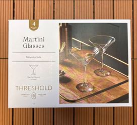 Threshold Martini Glasses Set of 4